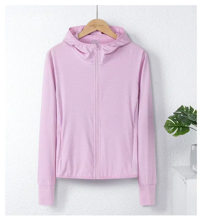 Upf50+ Sunscreen Clothing Women's Long-Sleeved Anti-Ultraviolet Sunscreen Jacket Men Breathable Outdoor Sportswear