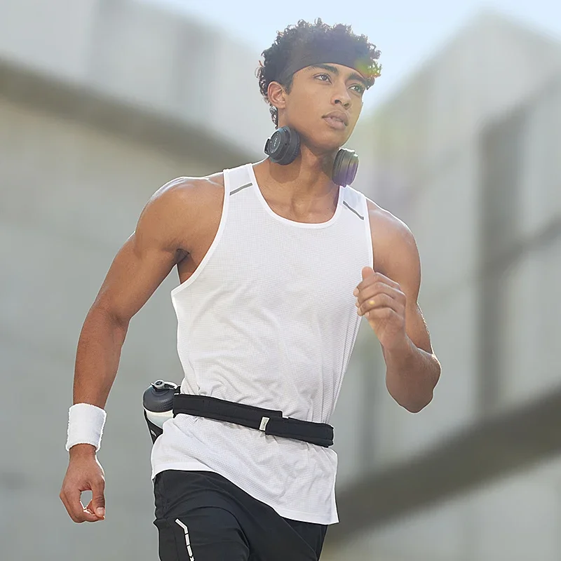 Men Sportswear Man Gym Fitness Vest Male Sportwear Sleeveless T-shirt Athletics Running Clothing Hiking Vests Men's Tracksuit