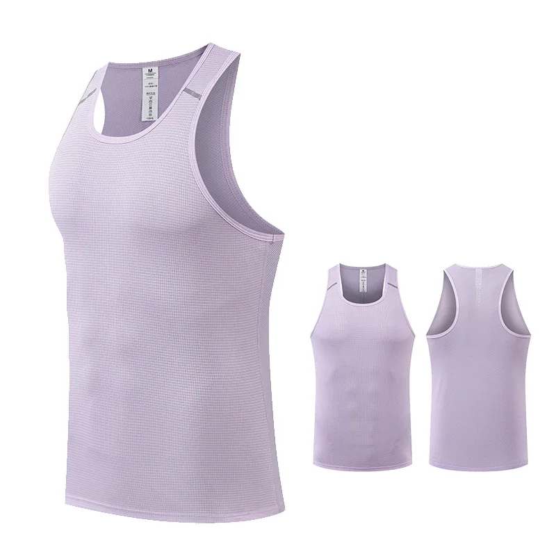 Men Sportswear Man Gym Fitness Vest Male Sportwear Sleeveless T-shirt Athletics Running Clothing Hiking Vests Men's Tracksuit