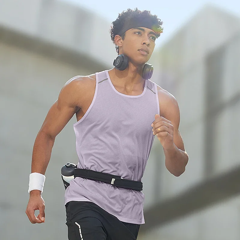 Men Sportswear Man Gym Fitness Vest Male Sportwear Sleeveless T-shirt Athletics Running Clothing Hiking Vests Men's Tracksuit