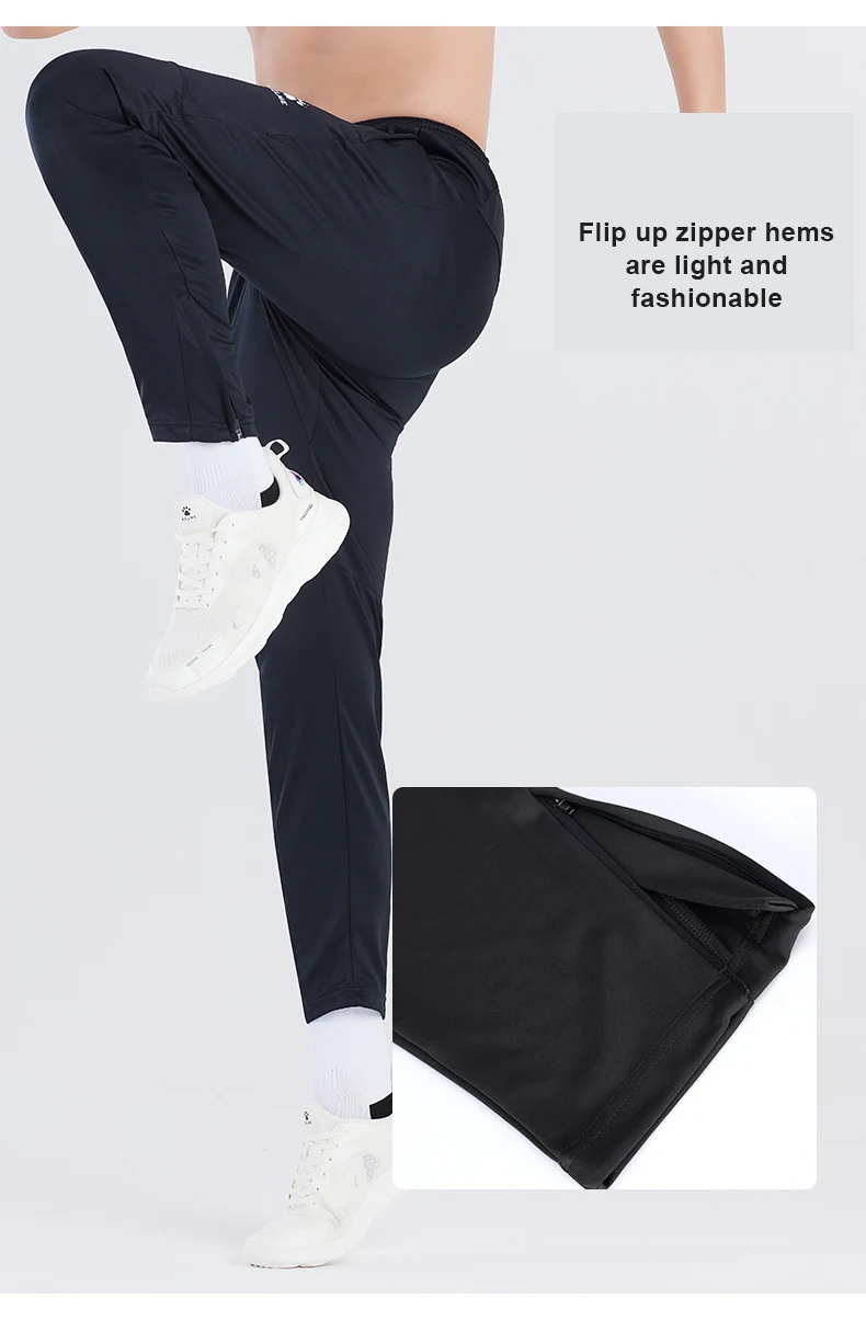KELME Men Sports Trousers Sweatpants Kid Winter Padded Pants Thicken Jogging Women Fitness Outwear Warm Long Pants K15Z406