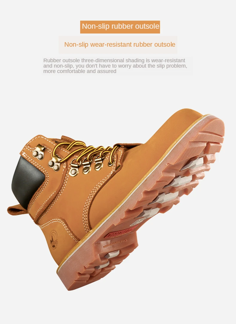 KOWM Cowhide Outdoor Men Hiking Shoes Waterproof Tactical Desert shoes Hunting Boots Snow Boots Fur Sneaker Women Trekking Shoes
