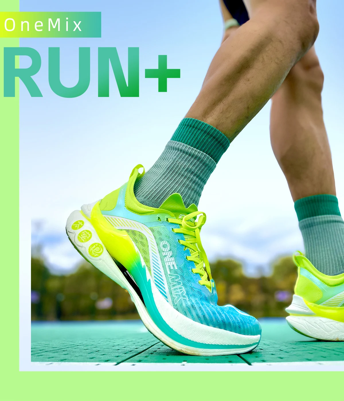 ONEMIX New Carbon Plate Marathon Running Shoes for Men Anti-slip Ultra-light Rebound Athletic Sport Professional Shoes Sneakers