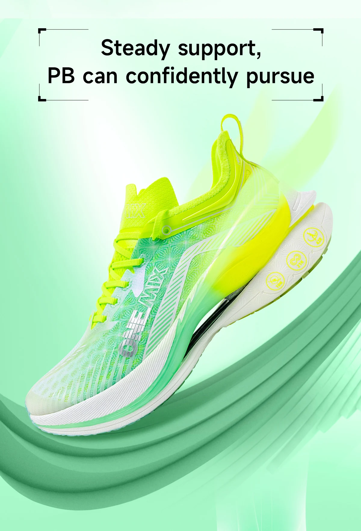 ONEMIX New Carbon Plate Marathon Running Shoes for Men Anti-slip Ultra-light Rebound Athletic Sport Professional Shoes Sneakers