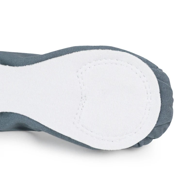 Girls Canvas Ballet Shoes Women Professional Dance Flat Soft Soled Ballerina Shoes Non-slip Dance Shoe for Practice Performance