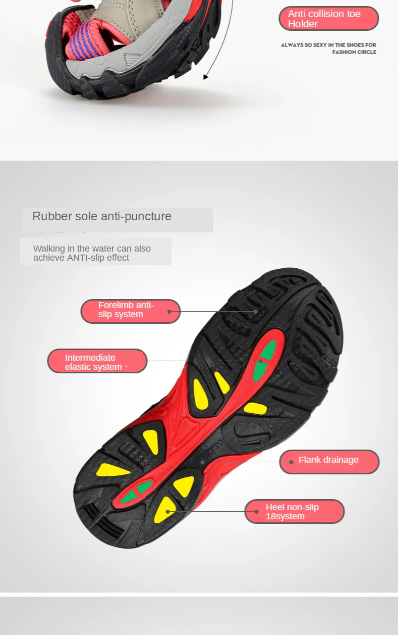 HUMTTO Outdoor Women's Upstream Shoes Breathable Summer Aqua Shoes men Rubber Air Mesh Sandals Wading Quick Drying Beach Sneaker