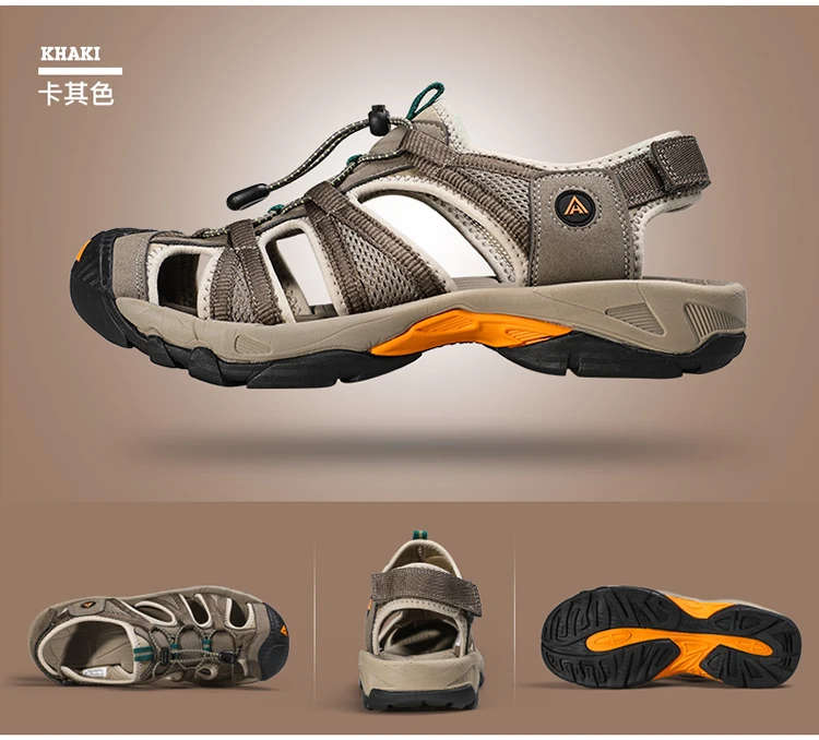 HUMTTO Outdoor Women's Upstream Shoes Breathable Summer Aqua Shoes men Rubber Air Mesh Sandals Wading Quick Drying Beach Sneaker