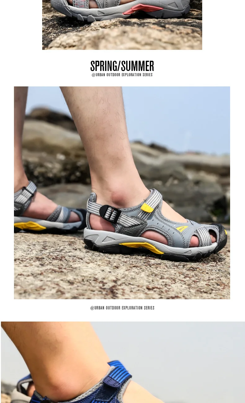 HUMTTO Outdoor Women's Upstream Shoes Breathable Summer Aqua Shoes men Rubber Air Mesh Sandals Wading Quick Drying Beach Sneaker
