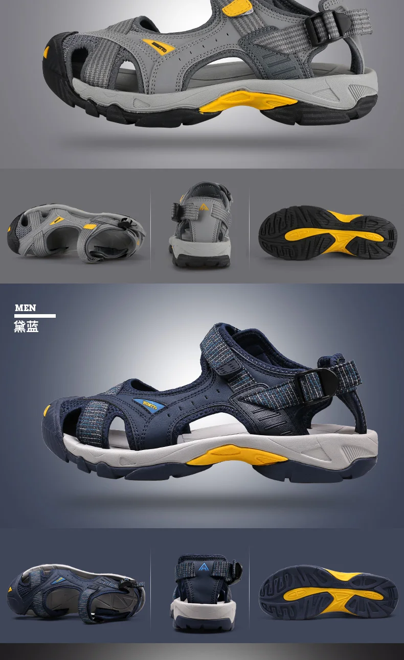 HUMTTO Outdoor Women's Upstream Shoes Breathable Summer Aqua Shoes men Rubber Air Mesh Sandals Wading Quick Drying Beach Sneaker