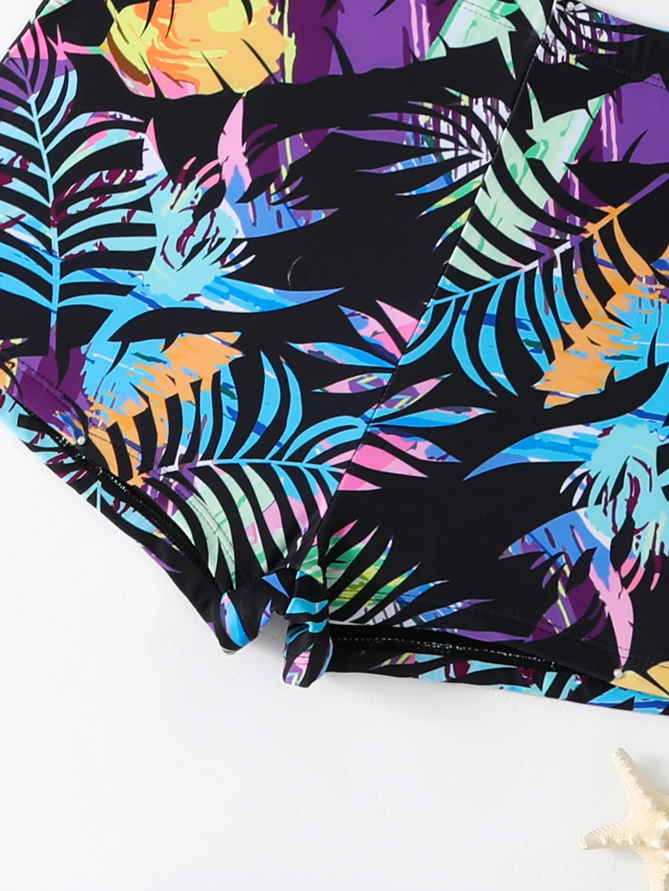2026 Tropical Long Sleeve Swimsuit Women Plus Large Size Swimwear Female Bathers Bathing Swimming Swim Suit Beachwear 4XL