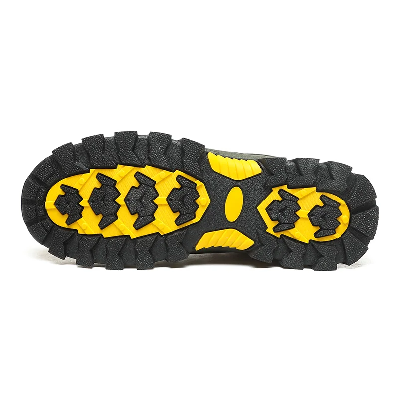 HIKEUP Autumn And Winter Outdoor Hiking Shoes Men Women Sneakers Couple Models High Quality Leather Sport Men Trekking Plus Size