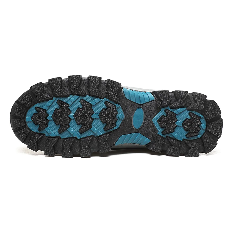 HIKEUP Autumn And Winter Outdoor Hiking Shoes Men Women Sneakers Couple Models High Quality Leather Sport Men Trekking Plus Size