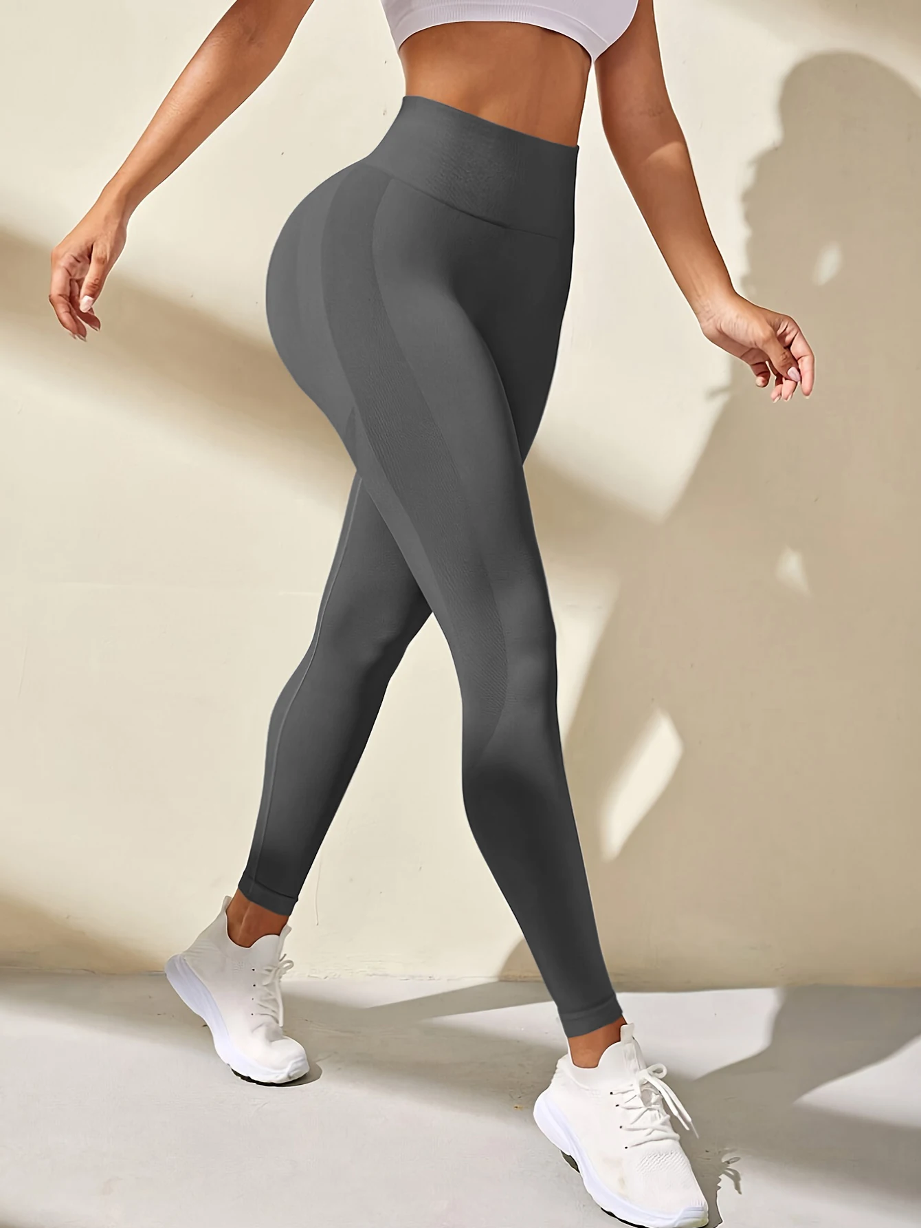 Seamless Peach Hip Lifting Sports Fitness Yoga Pants
