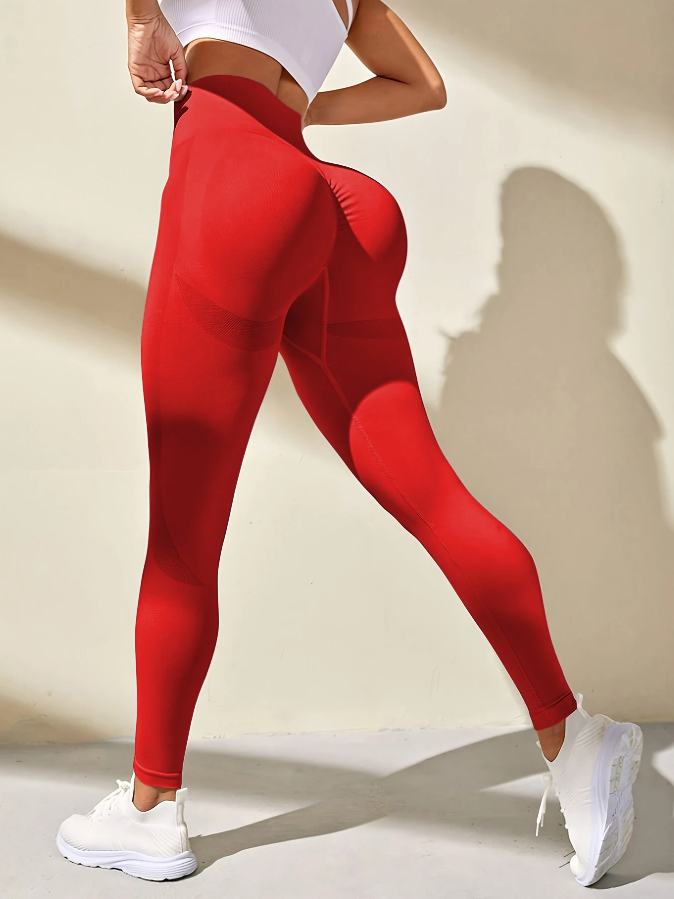 Seamless Peach Hip Lifting Sports Fitness Yoga Pants