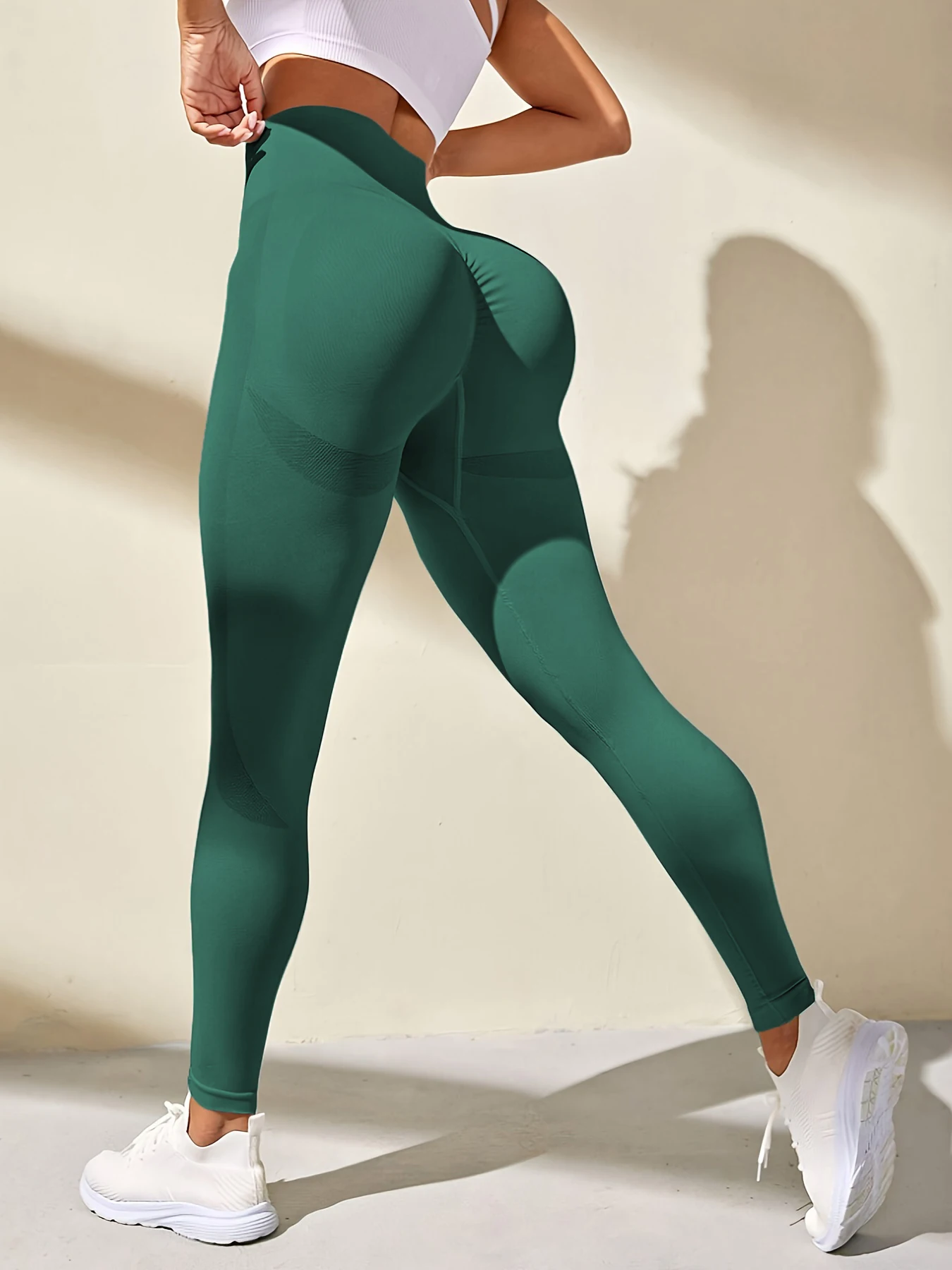 Seamless Peach Hip Lifting Sports Fitness Yoga Pants