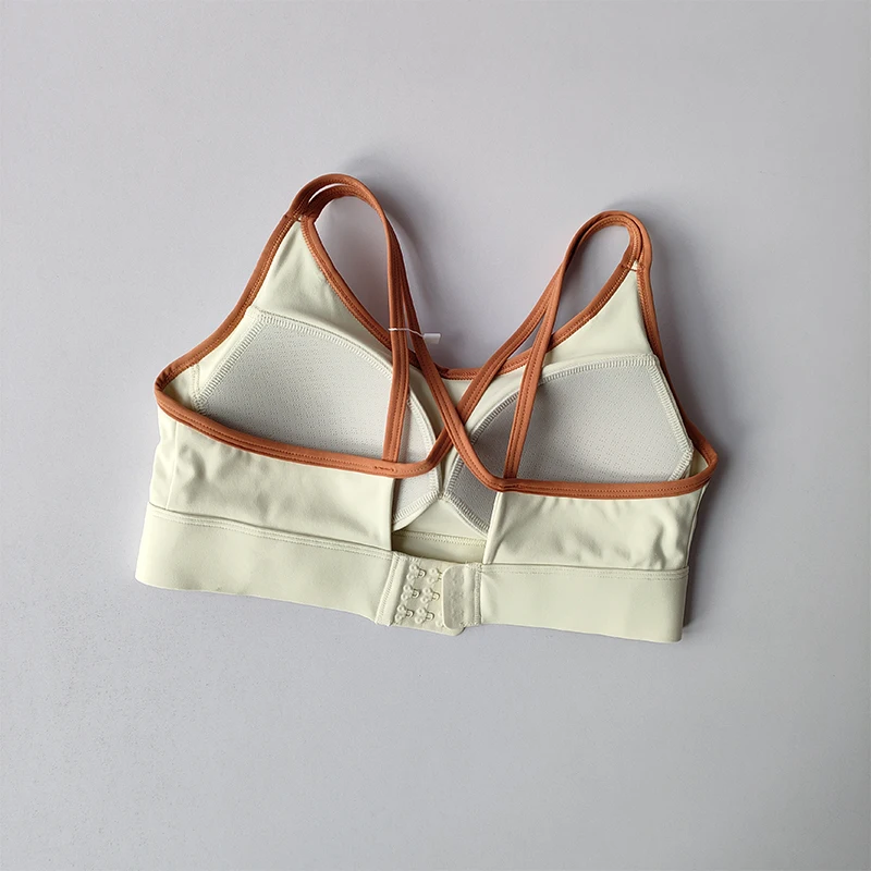 Women Sports Bra Top Push Up Fitness Fixed With Pad Yoga Bra Underwear Sport Tops Activities Bras Running Vest Gym Wear