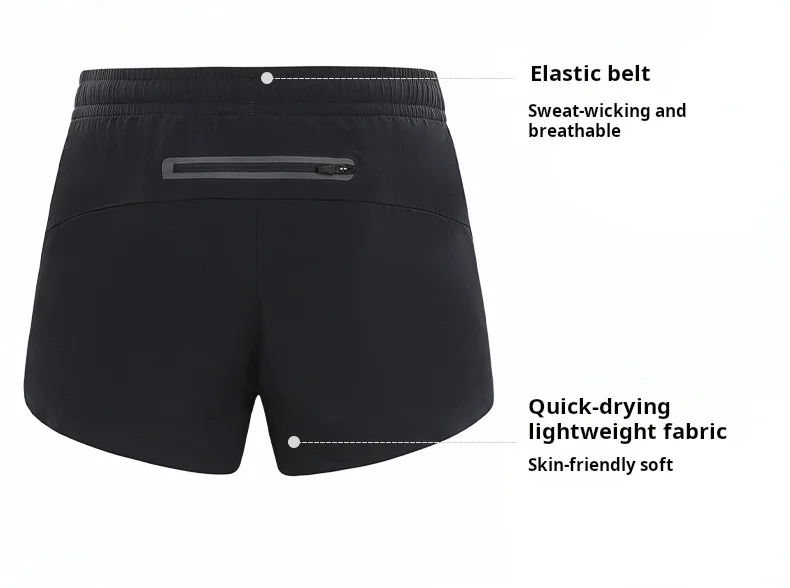 Kelme Woven Training Shorts For Men's Breathable Marathon Fitness Track And Field Training Running Shorts