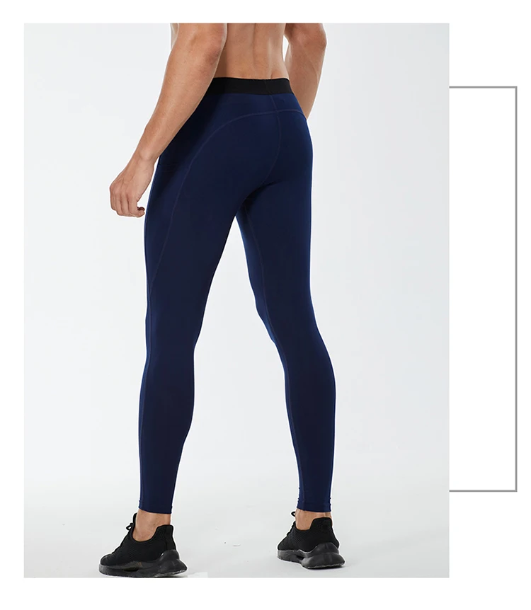 Men's Autumn and Winter Warm Running Tight Leggings Sports Gym Fitness Jogging Pants Fast Dry Running Compression leggings