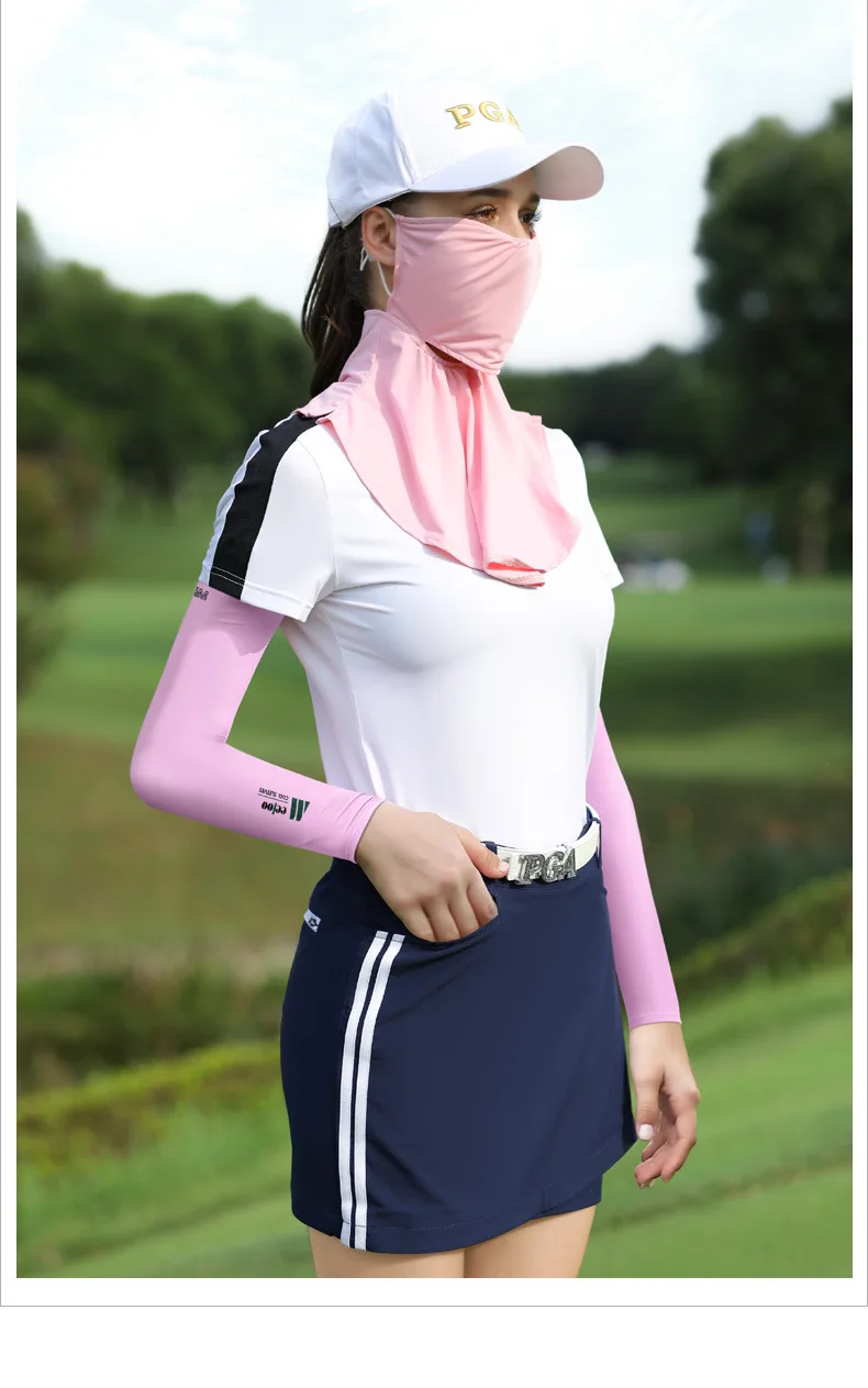 PGM 1 Pair Men Women Golf T-shirt AccessoryArm Sleeve Warmers Sunscreen Ice Cool Breathable Outdoor Sport Wear 4 Seasons XT003