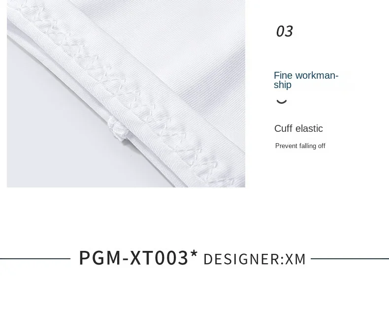 PGM 1 Pair Men Women Golf T-shirt AccessoryArm Sleeve Warmers Sunscreen Ice Cool Breathable Outdoor Sport Wear 4 Seasons XT003
