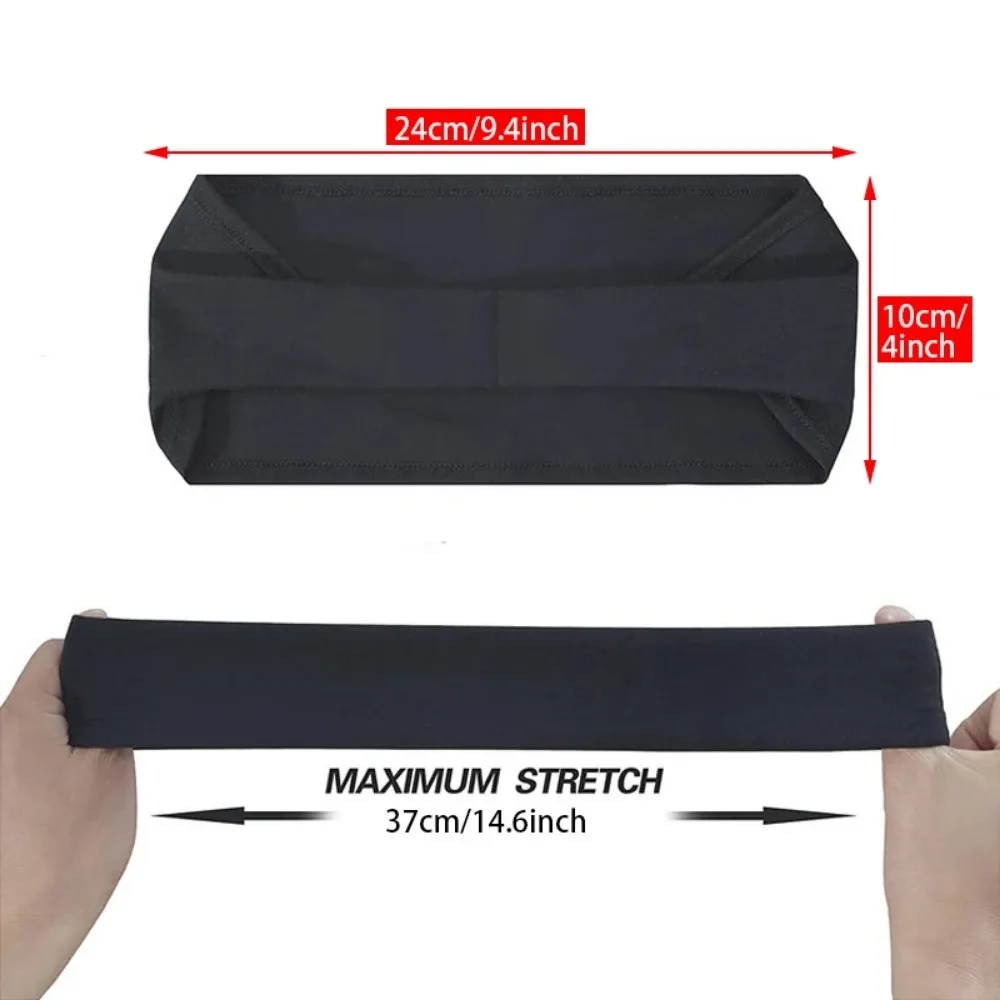 Solid Color Sports Headbands Elastic Non Slip Quick Dry Workout Fitness Yoga Unisex Hairband Sweatband Bandana Hair Accessories