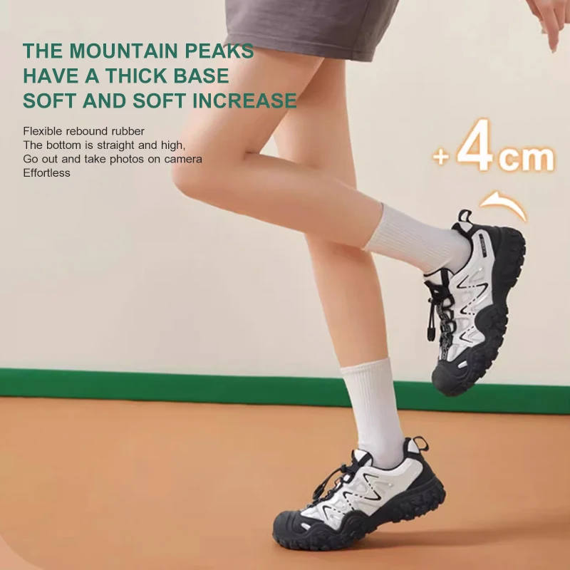 GOLDEN CAMEL Ugly Cute Women's Shoes Outdoor Hiking Shoes Breathable 2024 Summer New Trekking Shoes Casual Sport Shoes for Women