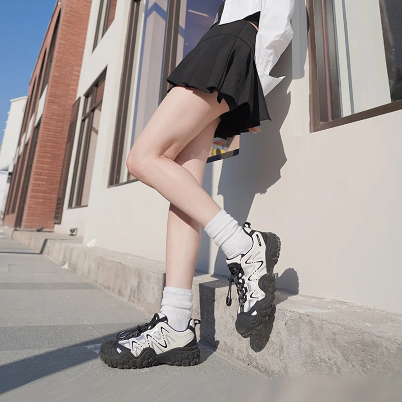 GOLDEN CAMEL Ugly Cute Women's Shoes Outdoor Hiking Shoes Breathable 2024 Summer New Trekking Shoes Casual Sport Shoes for Women