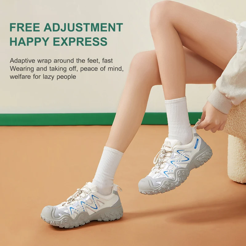GOLDEN CAMEL Ugly Cute Women's Shoes Outdoor Hiking Shoes Breathable 2024 Summer New Trekking Shoes Casual Sport Shoes for Women