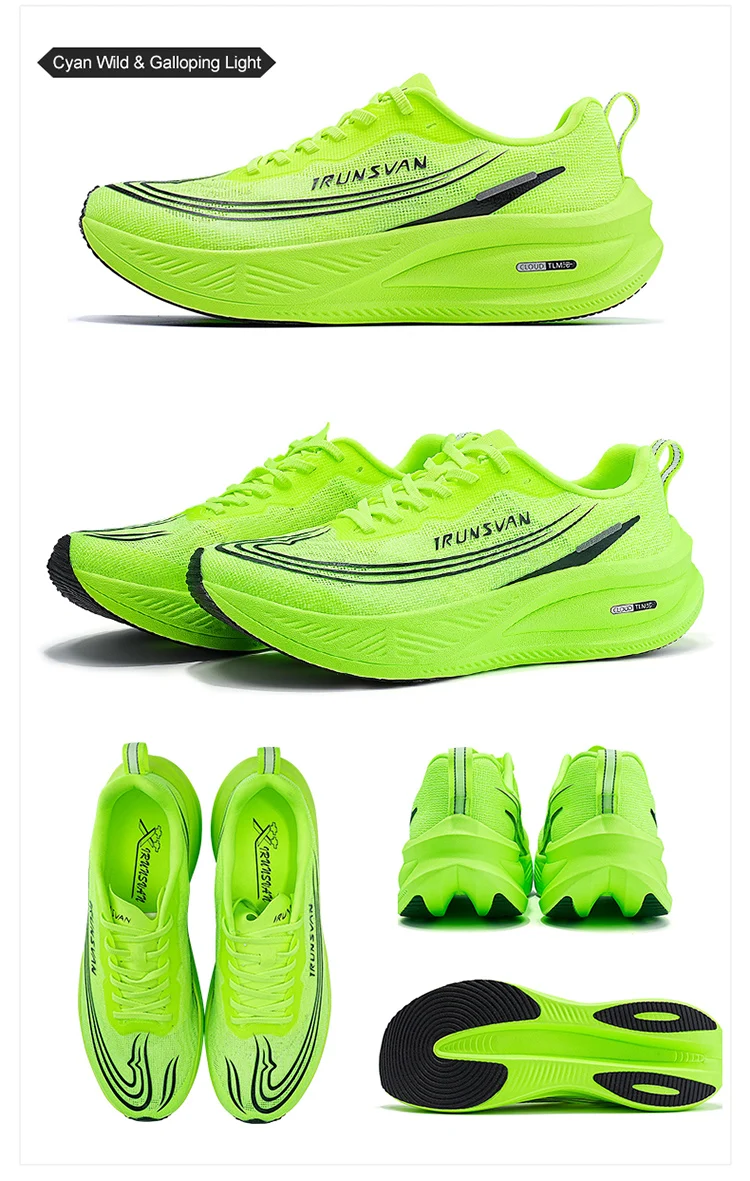 IRUNSVAN HEAT 3.0 Men Lightweight Running Shoes Breathable Mesh Sneakers Shock-Absorbing Non-Slip Soft-Sole Fitness Versatile