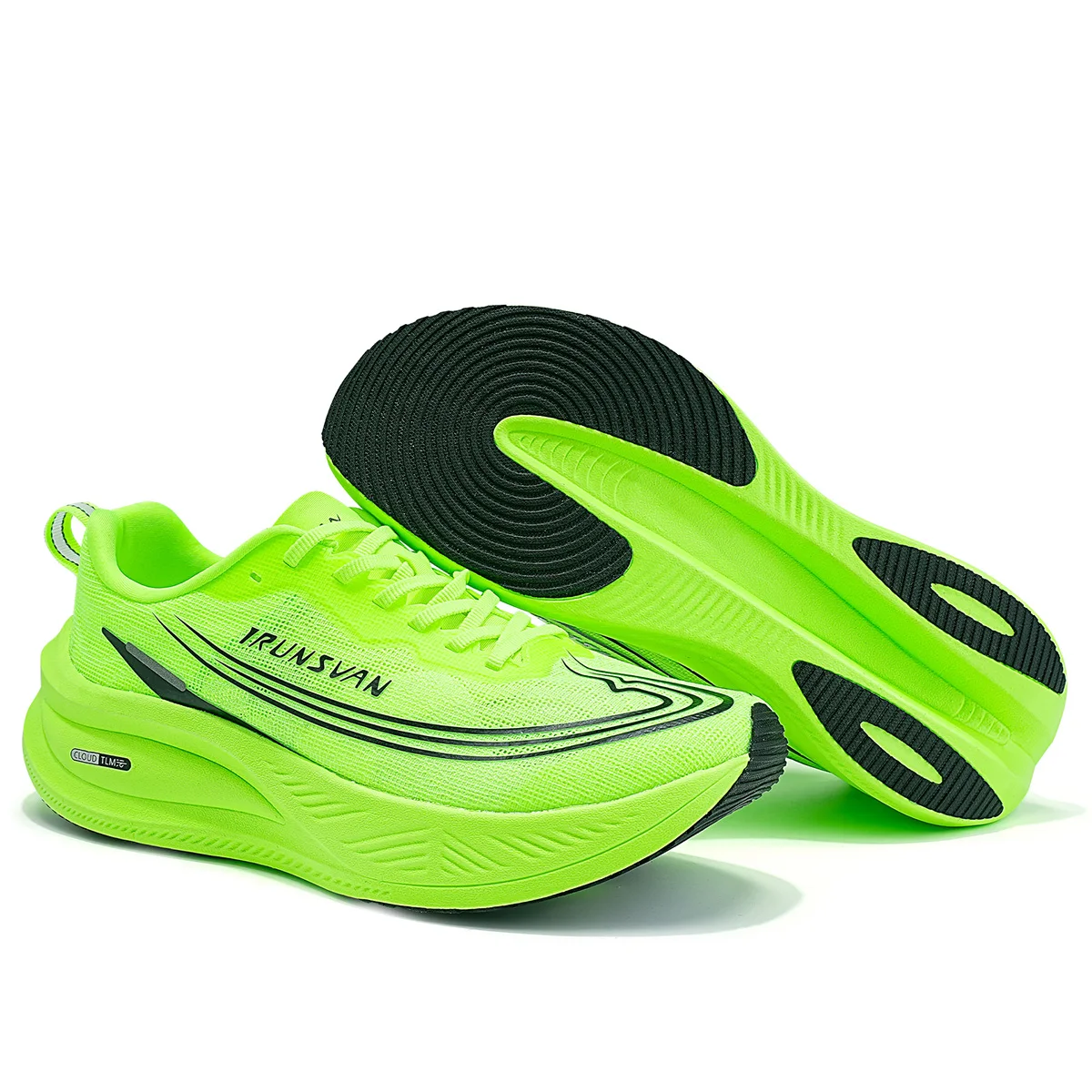 IRUNSVAN HEAT 3.0 Men Lightweight Running Shoes Breathable Mesh Sneakers Shock-Absorbing Non-Slip Soft-Sole Fitness Versatile
