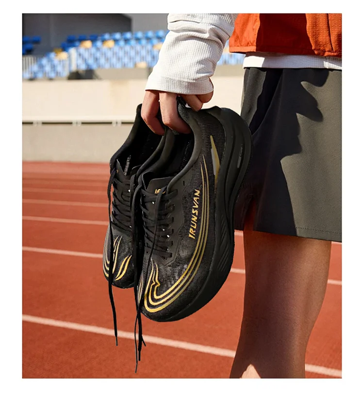 IRUNSVAN HEAT 3.0 Men Lightweight Running Shoes Breathable Mesh Sneakers Shock-Absorbing Non-Slip Soft-Sole Fitness Versatile