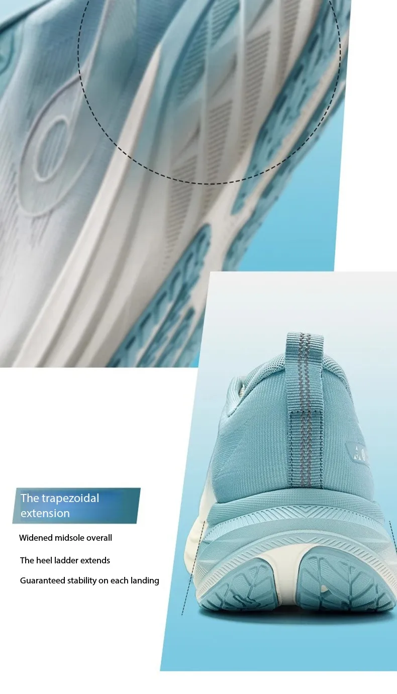 QIAODAN DS2 Men's Jogging Shoes 2026 Mesh Shock Absorption Training Sport Shoes Breathable Running Sneakers QXB023253217R
