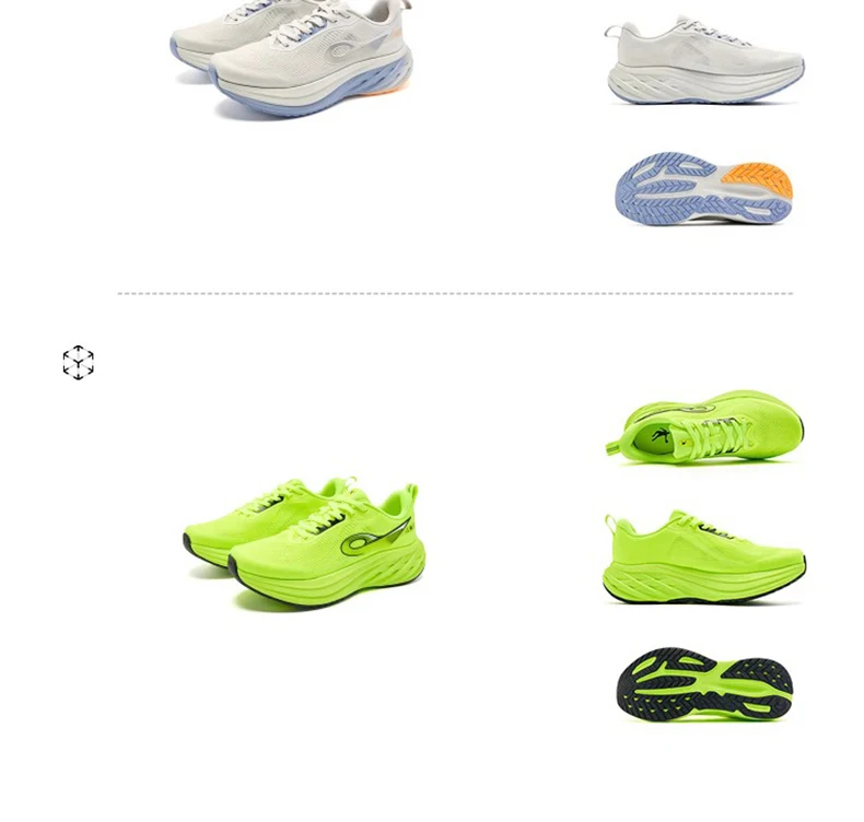 QIAODAN DS2 Men's Jogging Shoes 2026 Mesh Shock Absorption Training Sport Shoes Breathable Running Sneakers QXB023253217R