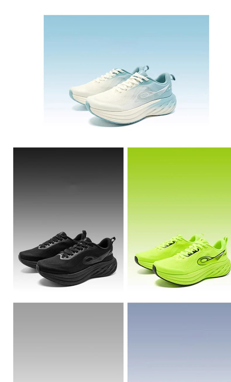 QIAODAN DS2 Men's Jogging Shoes 2026 Mesh Shock Absorption Training Sport Shoes Breathable Running Sneakers QXB023253217R