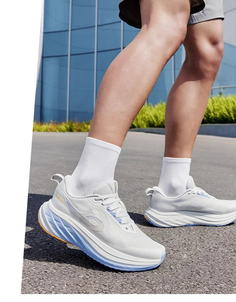 QIAODAN DS2 Men's Jogging Shoes 2026 Mesh Shock Absorption Training Sport Shoes Breathable Running Sneakers QXB023253217R