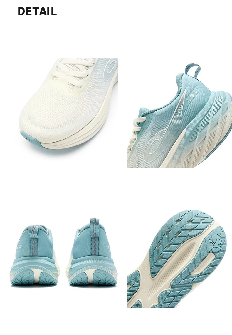 QIAODAN DS2 Men's Jogging Shoes 2026 Mesh Shock Absorption Training Sport Shoes Breathable Running Sneakers QXB023253217R