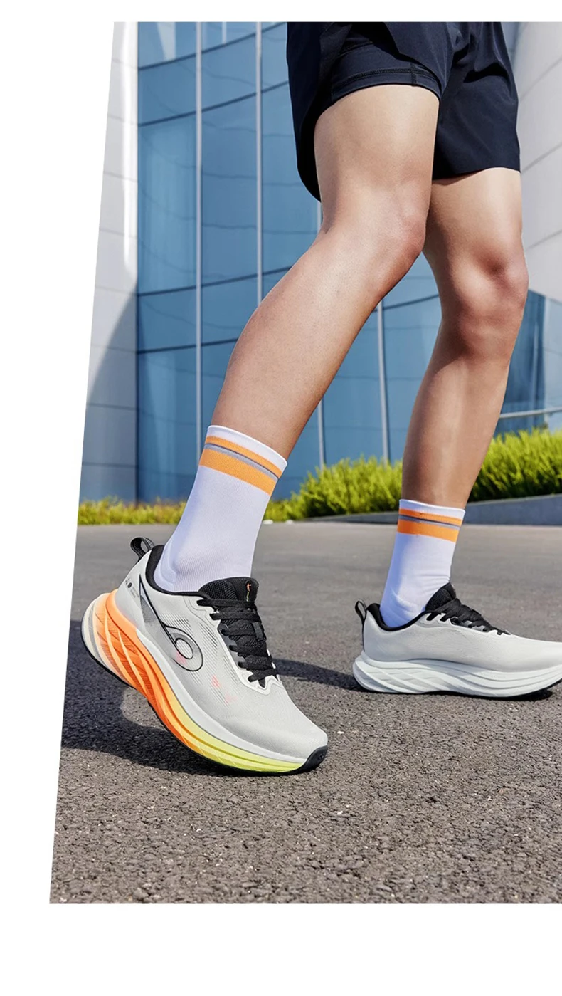 QIAODAN DS2 Men's Jogging Shoes 2026 Mesh Shock Absorption Training Sport Shoes Breathable Running Sneakers QXB023253217R