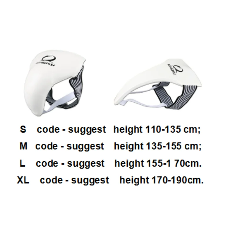 High Quality White Taekwondo Groin Guard Protector Men Women Child Crotch Protector Kicking Boxing Karate High Quality Support