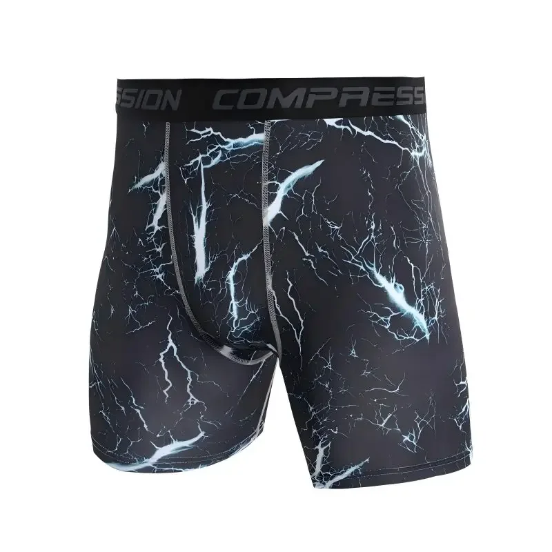 1 PC Men's Running Compression Sportswear Camouflage Tights Men Short Quick Dry Bodybuilding Fitness Shorts Elastic Sportswear