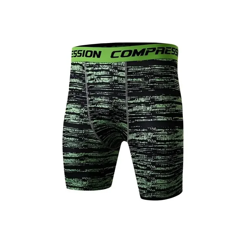 1 PC Men's Running Compression Sportswear Camouflage Tights Men Short Quick Dry Bodybuilding Fitness Shorts Elastic Sportswear
