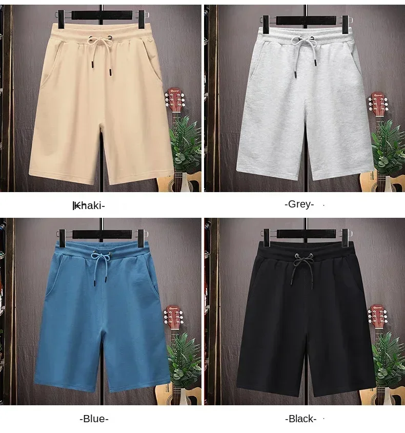 Men's New High-quality Sports and Casual Shorts for Summer Comfortable Breathable Fashionable Versatile Pure Cotton Shorts