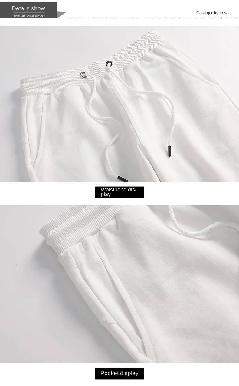 Men's New High-quality Sports and Casual Shorts for Summer Comfortable Breathable Fashionable Versatile Pure Cotton Shorts