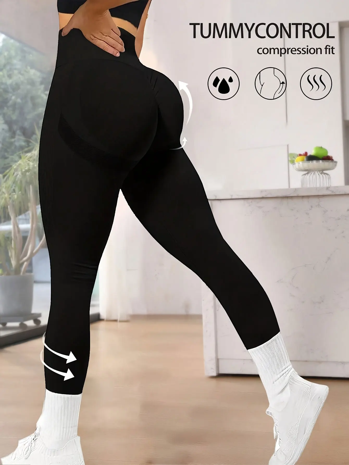 CZGUKE 2-Piece Women's Tie Dye Pants Sports Leggings Seamless High Waisted Push Ups Women's Fitness and Exercise Clothes