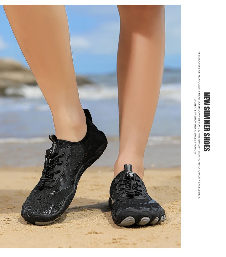 Quick Dry Water Shoes For Men Women Barefoot Shoes Beach Aqua Shoes Lightweight Sports Sneakers Hiking Surfing Boating Fishing
