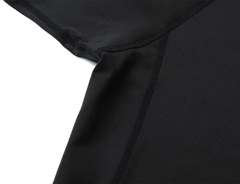 Compression T-Shirt Men's Summer Sportswear Running T-Shirt Elastic Quick Drying Sports Top T-Shirt Gym Dumbbell Exercise Shirt