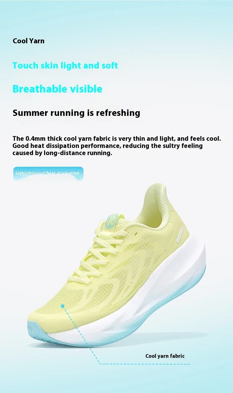BMAI Breathable Running Shoes Designer Jogging Trainers Women's Lace-up Mesh Casual Sneakers Women 10KM Cushion Sports Sneaker