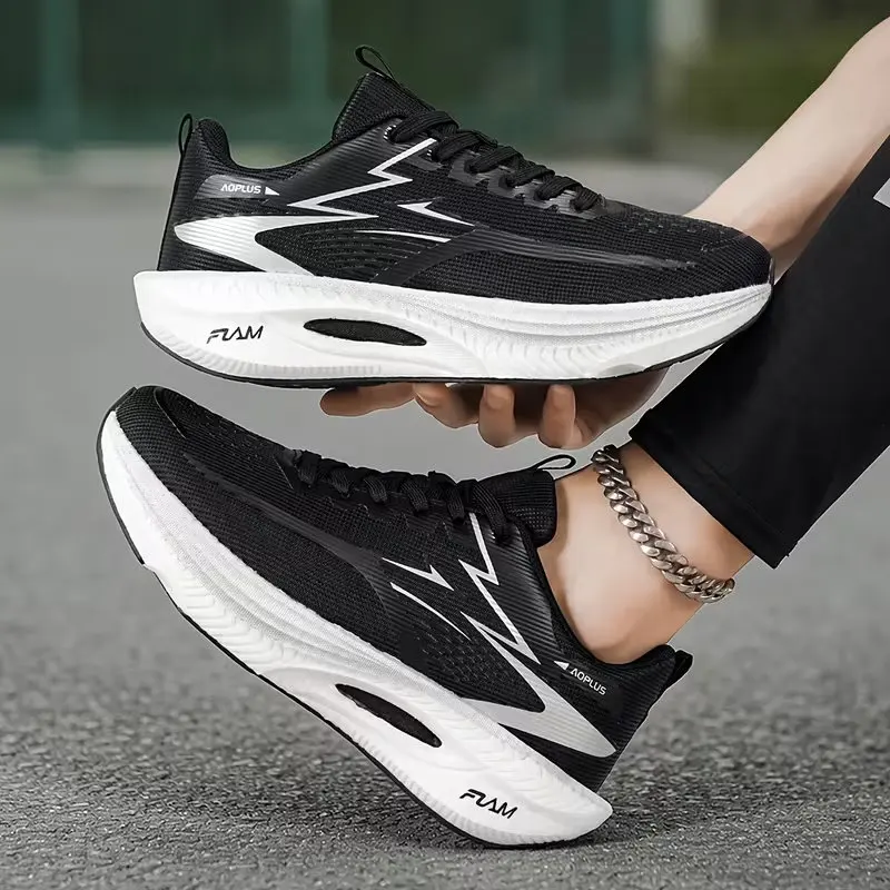 Unisex Sports Shoes Carbon Plate Walking Running Sneakers Shock-Absorbing Marathon Racing Athletics Training for Men's&Women
