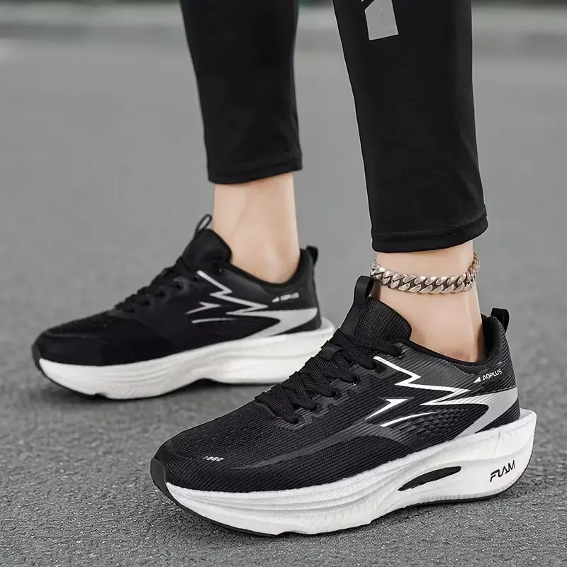 Unisex Sports Shoes Carbon Plate Walking Running Sneakers Shock-Absorbing Marathon Racing Athletics Training for Men's&Women