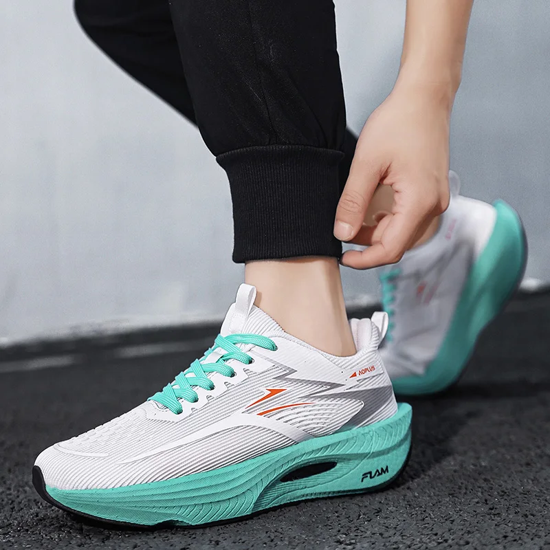 Unisex Sports Shoes Carbon Plate Walking Running Sneakers Shock-Absorbing Marathon Racing Athletics Training for Men's&Women