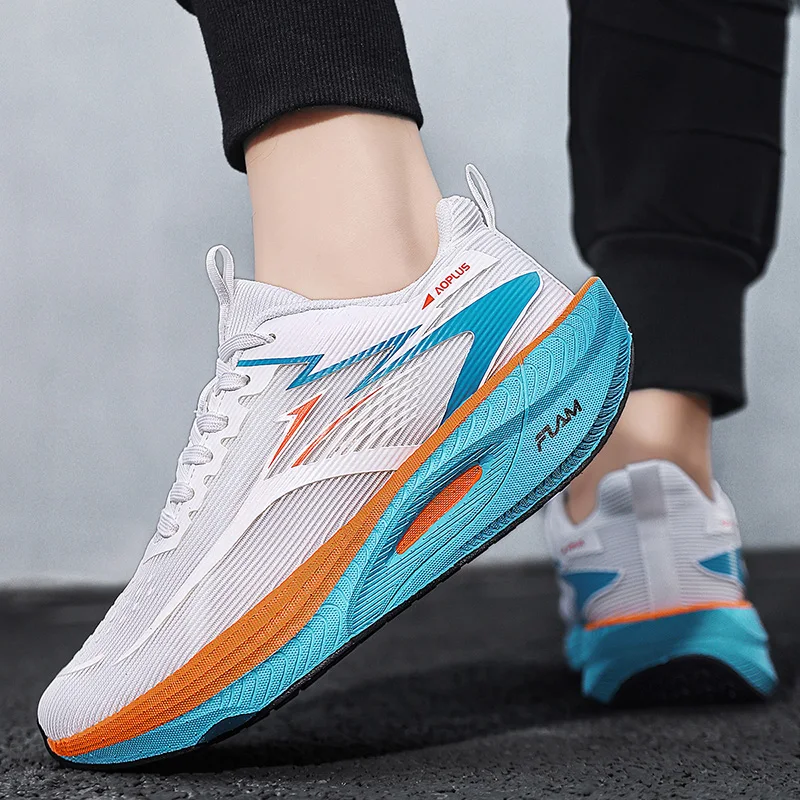 Unisex Sports Shoes Carbon Plate Walking Running Sneakers Shock-Absorbing Marathon Racing Athletics Training for Men's&Women